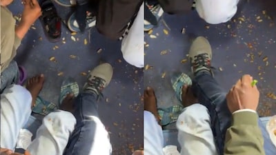 The incident occurred inside a newly inaugurated train in Bihar. (Photo Credit: X)