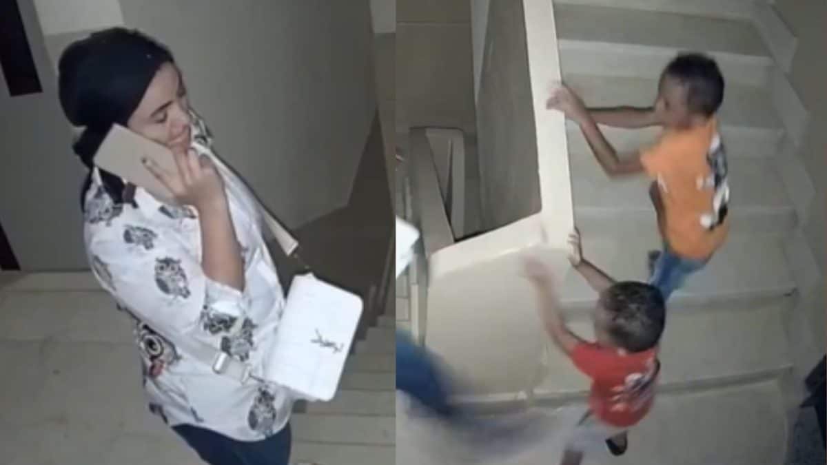 Woman, Talking On Phone, Kicks Son For No Reason In Disturbing Video: ‘This Is Not Parenting’