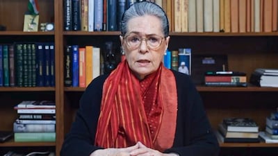 Congress leader Sonia Gandhi. (File/PTI)