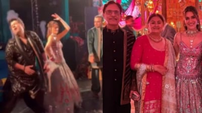 Kriti Sanon looks stunning in a blue ensemble.(Photo Credit : X)