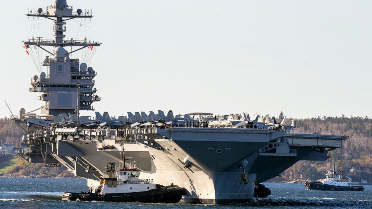 US Navy's Ford-Class Carrier: This 1,00,000-Tonne Giant Can Sail 25 Years Without Fuel