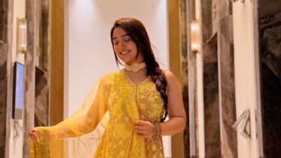 Ashnoor Kaur was seen dancing and taking part in family rituals with her parents. (Photo Credit: Instagram)