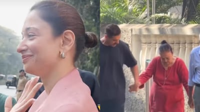 Long queues were seen outside voting centres across Mumbai.