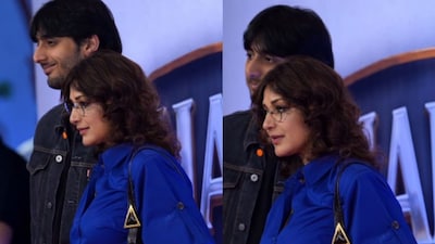 Ranveer Behl and Sonali Bendre serve mom-son fashion goals. (Photo Credit: Instagram)