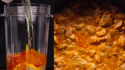 He eats chicken tikka masala with tortilla and rice. (Photo Credit:: Instagram)