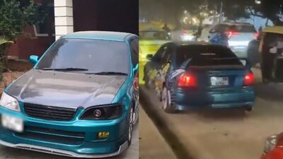 The youngster drove into Bengaluru to celebrate the New Year. (Photo Credit: X)