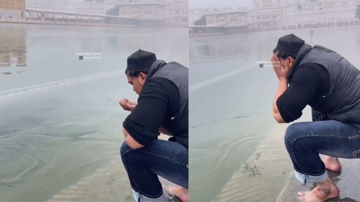 Video Of Youth Washing Hands, Feet In Golden Temple’s Amrit Sarovar Goes Viral; SGPC Condemns Act | India News