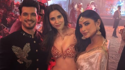 Mouni Roy and Arjun Bijlani have maintained a friendship since the show ended. (Photo Credit: Instagram)