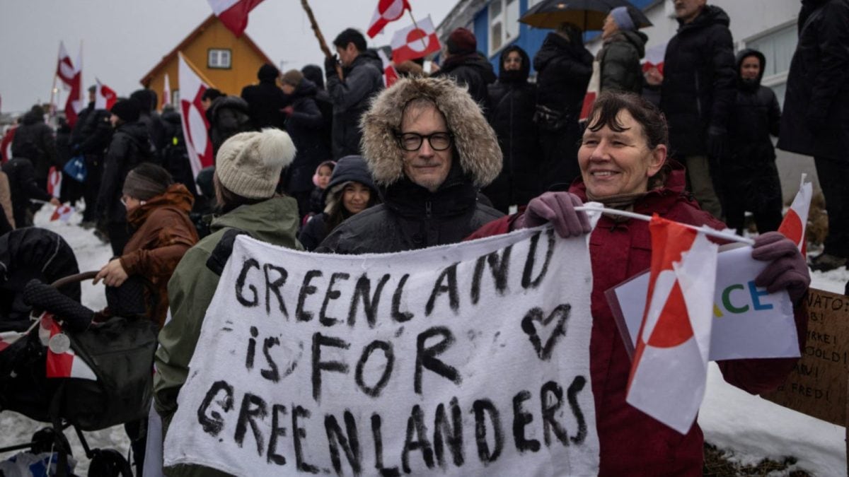 'Greenland Not For Sale': Show Of Unity As Thousands March Against Trump's Takeover Push