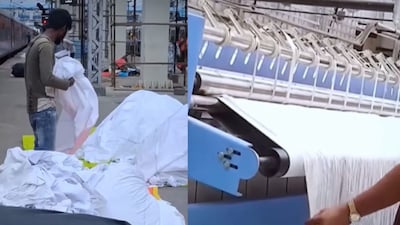 Bedsheets featuring Sanganeri prints have been introduced on a trial basis. (Photo Credit: Instagram)