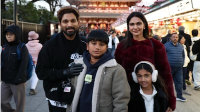 Allu Arjun is in Japan for the promotion of Pushpa 2: The Rule.(Photo Credit : Instagram)