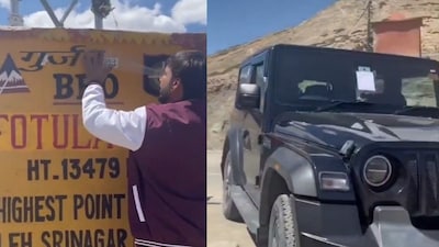 Damaging natural spots has already become a big problem in hill areas. (Photo Credit: X)