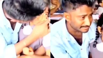 The clip is said to be from a school in Uttar Pradesh's Gorakhpur. (Photo Credit: X)