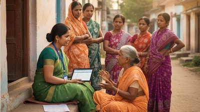 Women and Child Welfare Minister Aditi Tatkare said Anganwadi workers will now conduct door-to-door verification of beneficiaries across Maharashtra. (AI-Generated Image)