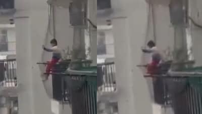 The incident took place at the Angel Jupiter Society in Indirapuram. (Photo Credit: X)