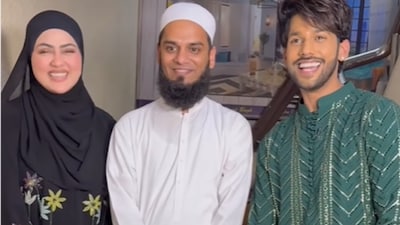 Baseer Ali handled the situation with professional maturity.(Photo Credit : Instagram)