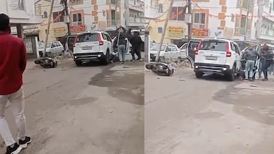 Screengrab of the viral video. (X)