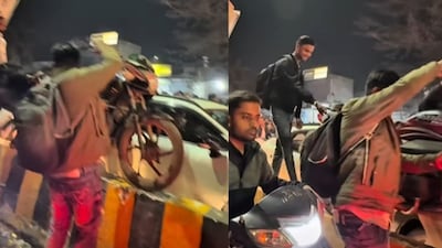 The onlookers of the incident appeared visibly annoyed. (Photo Credit: Instagram)