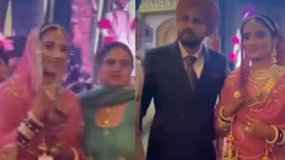 The box features pictures of the bride and groom. (Photo Credit: Instagram)