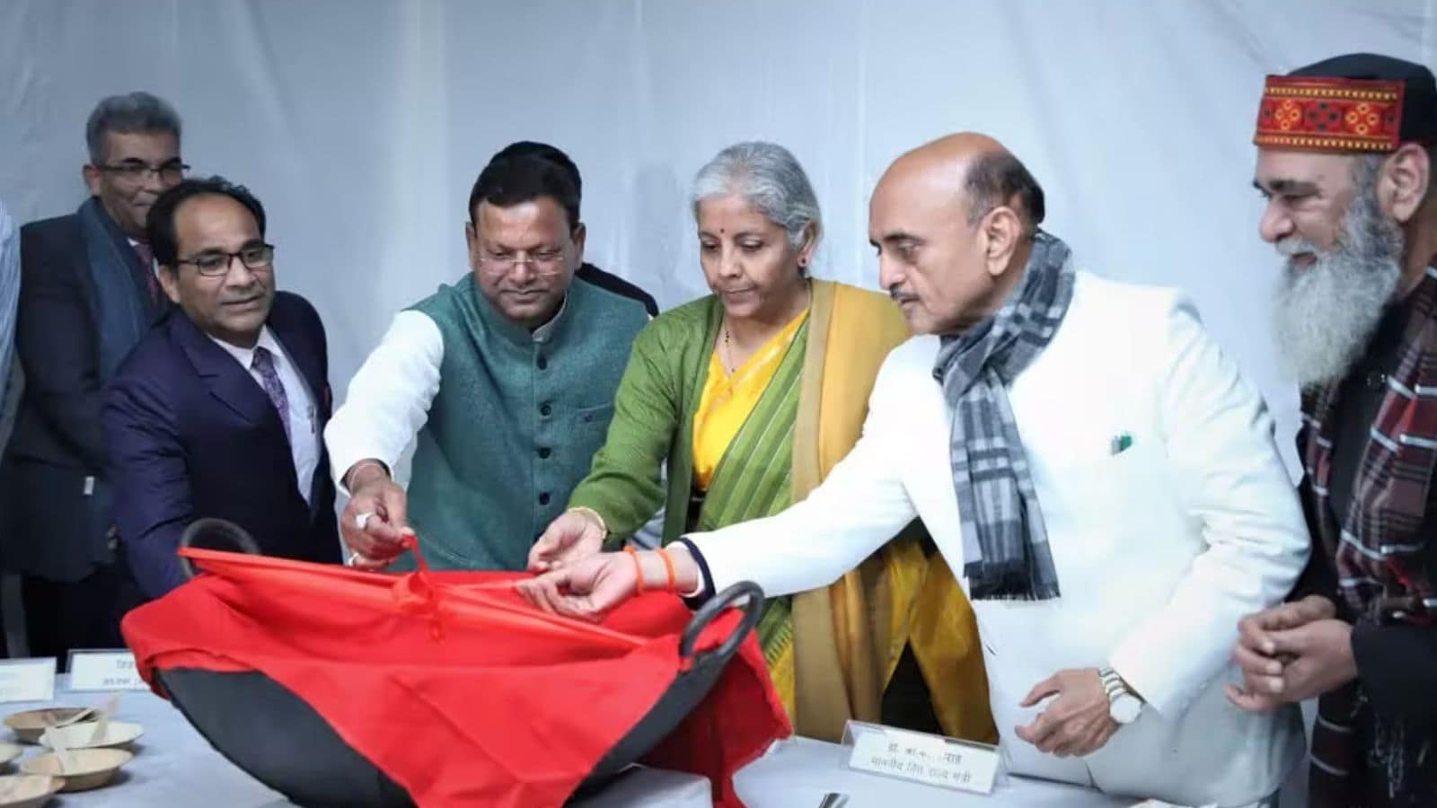 The Finance Minister travels with the Budget documents (often in a bahi-khata or tablet) to the Parliament. After a meeting with the Cabinet to obtain their approval, the Budget speech begins at 11 AM in the Lok Sabha, with the document detailing how the government
 has allocated funds to each sector, its focus on certain industries, and its fiscal management policies. No immediate discussion follows the presentation. 
