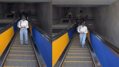 The video was shot while exiting the underground station. (Photo Credit: Instagram)