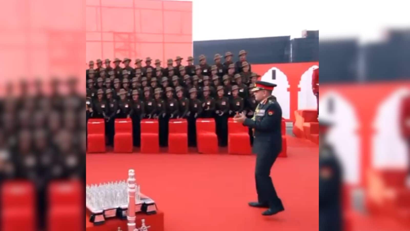 Army Chief General Upendra Dwivedi Joins Assam Regiment Soldiers ...