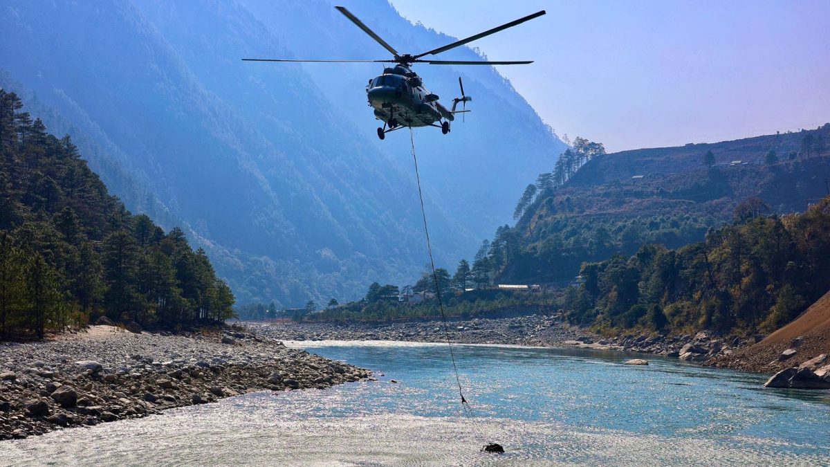 Video: IAF Responds To Forest Fires In Arunachal Pradesh’s Lohit Valley, Deploys Mi-17 Helicopter