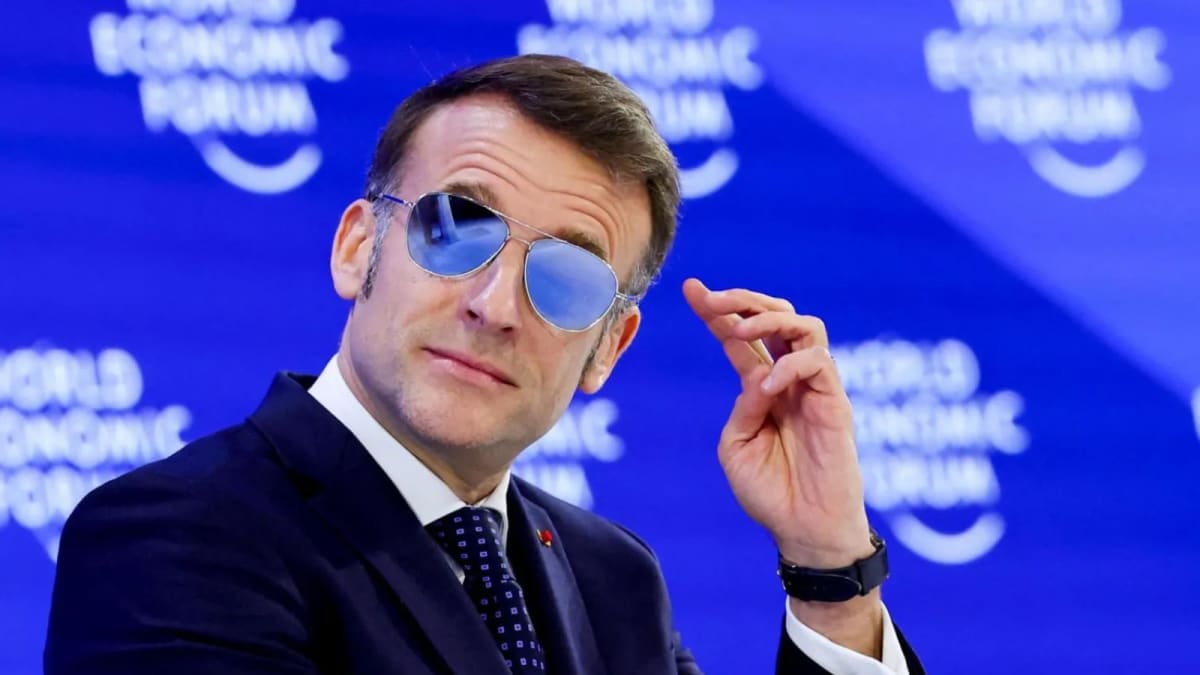 Why Did Emmanuel Macron Wear Sunglasses At Davos? No, It's Not What You Think