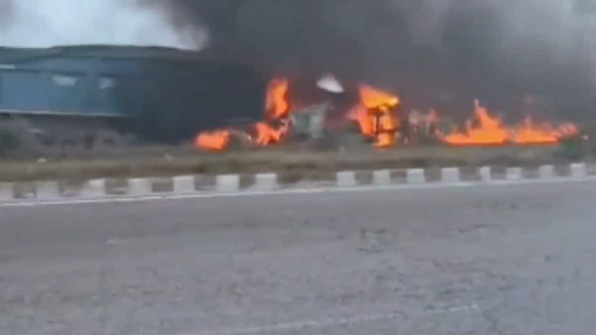 Two Killed As Five Vehicles Collide Into Each Other In Haryana's Nuh ...