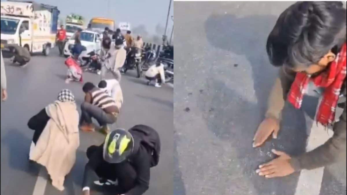 Silver 'Rush': Commuters Make A Dash For 'Precious' Cargo Fallen Off Truck On UP Highway | Watch