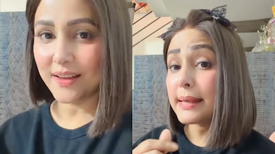 Hina Khan posted a mirror selfie wearing an all-black outfit.(Photo Credit : Instagram)