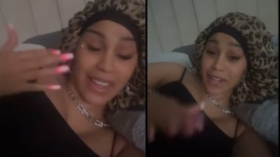 Cardi B slammed fans who allegedly suggested her to get off social media.(Photo Credit : X)
