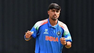 Henil Patel bowled a match-winning spell against USA (Picture credit: ICC)