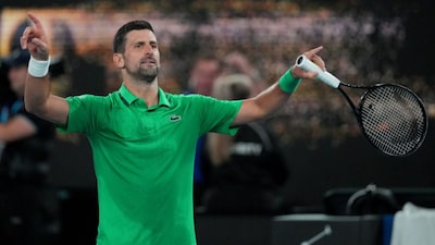 Novak Djokovic's match against Jakub Mensik was scheduled for Monday (Picture credit: AP)