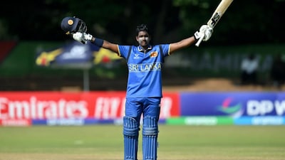 Viran Chamuditha scored a match-winning hundred against South Africa (Picture credit: ICC)