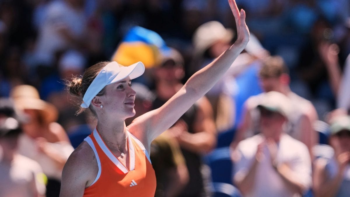 Elina Svitolina’s Emotional Moment After AO Victory As Gael Monfils Looks On