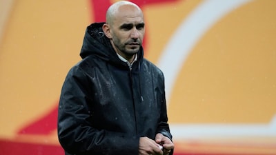 Walid Regragui after the AFCON final between Senegal and Morocco (Picture credit: AP)