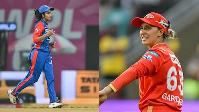 Jemimah Rodrigues' Delhi Capitals faces a tough challenge against Ashleigh Gardner's Gujarat Giants (Picture credit: AFP)