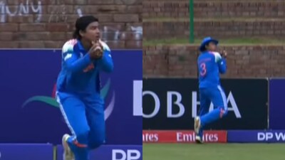 Vaibhav Sooryavanshi's catch vs Bangladesh.(PC: ICC)