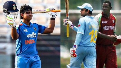Vaibhav Sooryavanshi overtakes Virat Kohli in list of batters with most runs for India in youth ODIs. (Picture Credit: X/@BCCI and AFP)