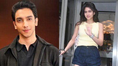 Vedang Raina and debutante Naomika Saran spotted at Maddock Films’ office.