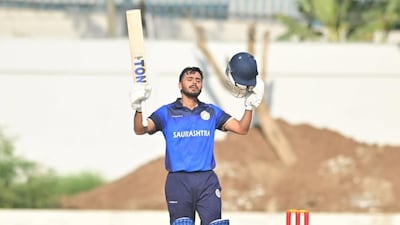 Harvik Desai scored an unbeaten hundred (Instagram)