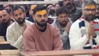 Virat Kohli at the Mahakaleshwar Temple.