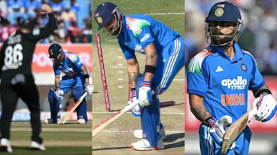 Virat Kohli scored 23 runs in 2nd India-New Zealand ODI. (Picture Credit: Screengrab, AFP)