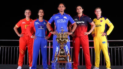 Captains of Mumbai Indians, Royal Challengers Bengaluru, Delhi Capitals, Gujarat Giants, UP Warriorz ahead of WPL 2026 (X)