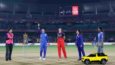 DY Patil Stadium has seen record crowds so far.(PC: WPL)