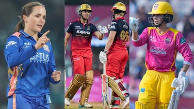 WPL 2026 points table, Orange Cap and Purple Cap lists after RCB vs DC match. (Picture Credit: X/@wplt20)