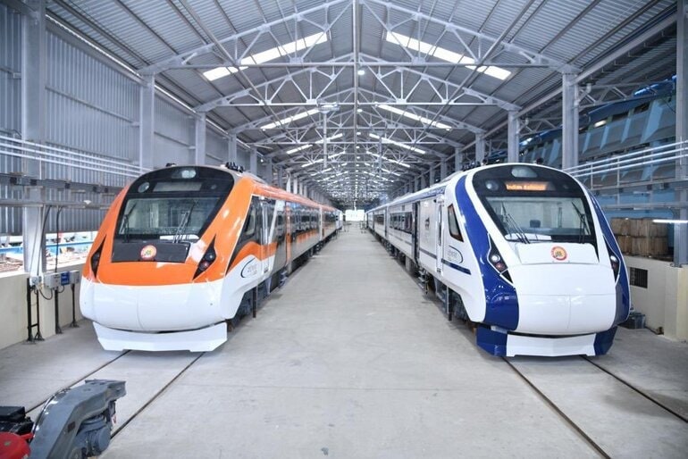 Railway Minister Ashwini Vaishnaw confirmed that the fares are fixed, targeting middle-class passengers. The 3AC fare is around Rs 2,300, 2AC is Rs 3,000, and 1AC is Rs 3,600, all inclusive of meals. Railway Minister Ashwini Vaishnaw confirmed that the fares are fixed, targeting middle-class passengers. The 3AC fare is around Rs 2,300, 2AC is Rs 3,000, and 1AC is Rs 3,600, all inclusive of meals.