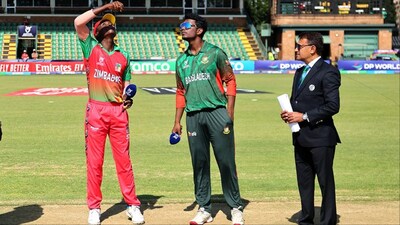 Bangladesh Vs Zimbabwe Live Cricket Score, U19 World Cup 2026: Stay updated with BAN vs ZIM Ball by Ball Match Updates and Live Scorecard from Harare. (Picture Credit: X/@ZimCricketv)