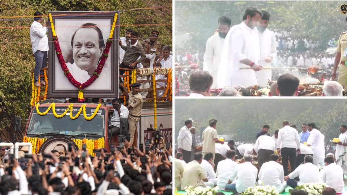 Ajit Pawar Funeral Highlights: Deputy Chief Minister Cremated In Baramati With Full-State Honours